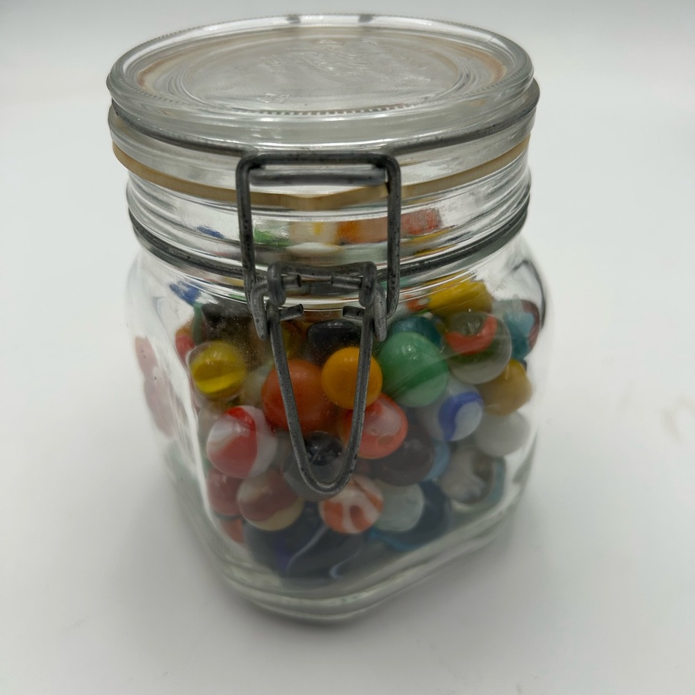 Jar of Vintage Marbles - Picture 2 of 10